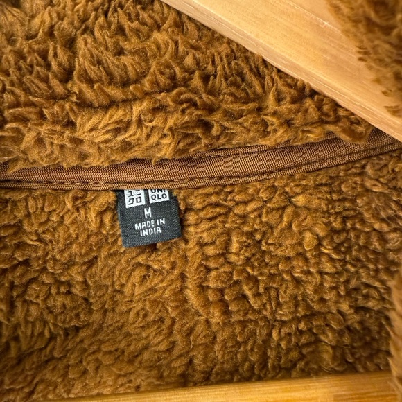 Uniqlo Women's Brown Teddy Jacket - Picture 3 of 6